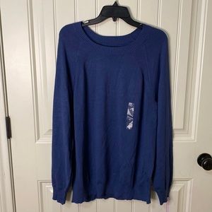 Men’s Knit Sweater Dark Blue NWT B1 Size XL